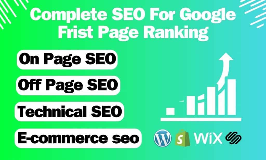 I will provide on-page, off-page, and technical seo website for organic traffic